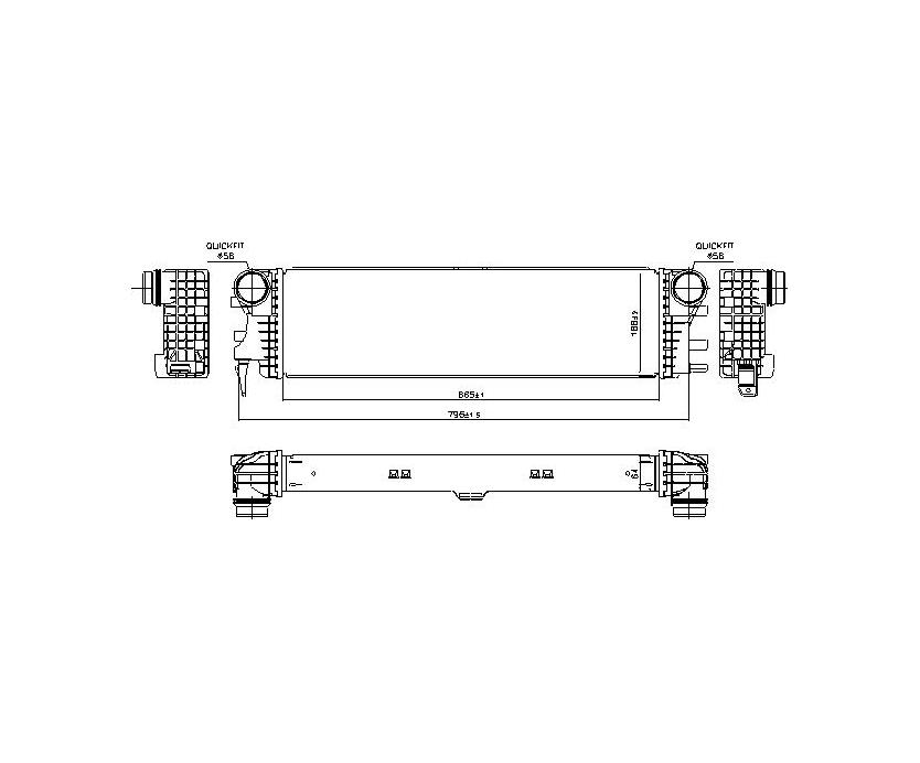 MERCEDES BENZ VITO/V-CLASS (W447) 2014 - INTERCOOLER