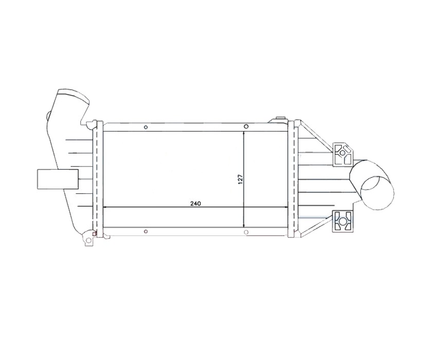 OPEL ASTRA (G) 98 - 04 Intercoolery